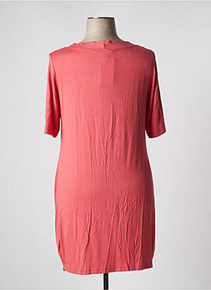 Rochie midi mâneci 3/4 mâneci 3/4 portocaliu EXELLE femeie