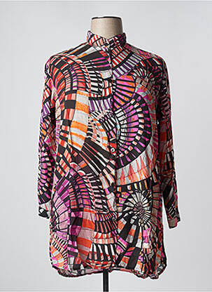 Tunică mâneci lungi negru POISSONS BLANCS femeie