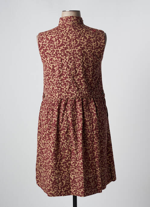 Rochie midi maro VINTAGE POESY femeie