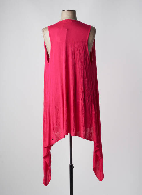 Tunică fără mâneci roz MAIS IL EST OU LE SOLEIL femeie