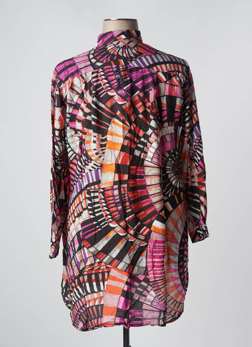 Tunică mâneci lungi negru POISSONS BLANCS femeie