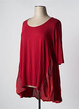 Tunică mâneci lungi roșu G!OZE femeie