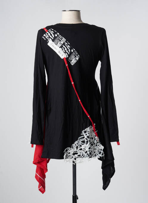 Tunică mâneci lungi negru POISSON B femeie