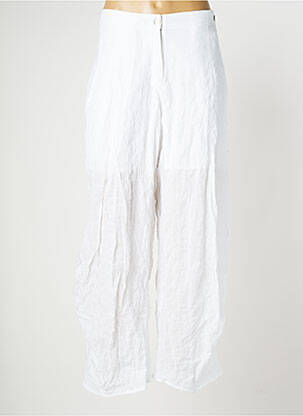 Pantalon larg alb MAIS IL EST OU LE SOLEIL femeie