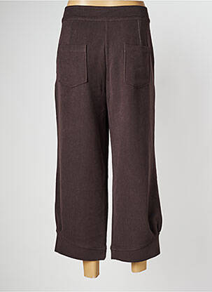 Pantalon trei sferturi elasticitate mărime normală maro NID D'ABEILLE femeie