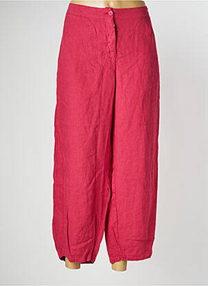 Pantalon trei sferturi roz MES SOEURS ET MOI femeie