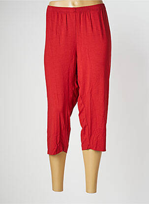 Pantalon trei sferturi roșu EXELLE femeie