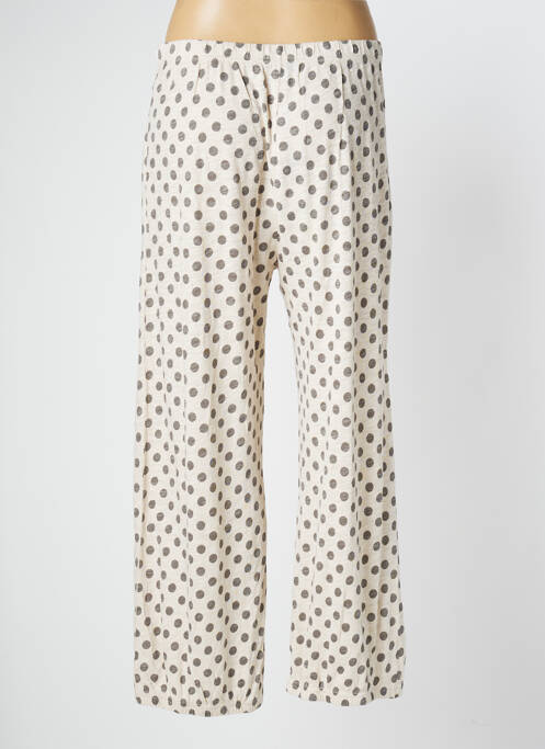 Pantalon larg bej KOKOMARINA femeie