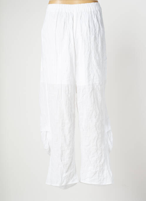 Pantalon larg alb MAIS IL EST OU LE SOLEIL femeie