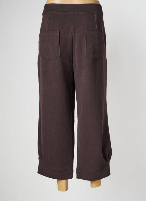 Pantalon trei sferturi maro NID D'ABEILLE femeie