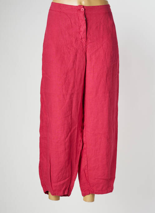 Pantalon trei sferturi roz MES SOEURS ET MOI femeie