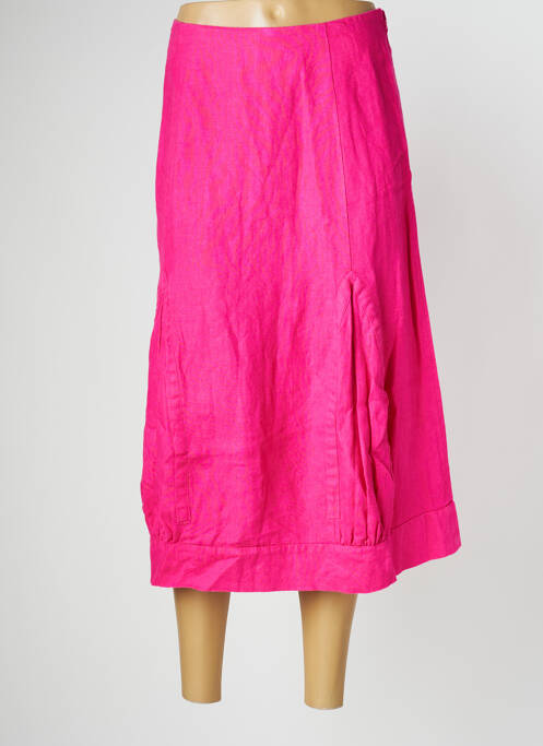 Fustă midi roz KOKOMARINA femeie