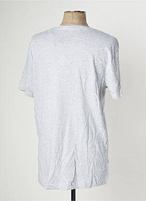 Tricou croială cambrată mâneci scurte gri FYORD bărbat