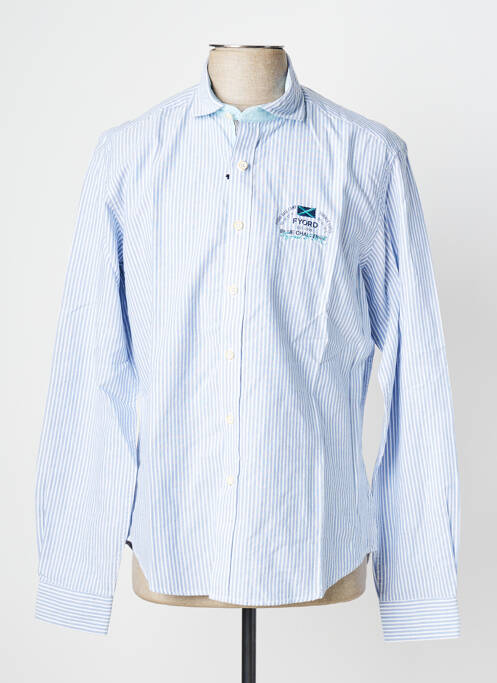 Cămașă cu mâneci lungi albastru FYORD bărbat