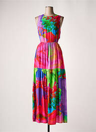 Rochie lungă roz DESIGUAL femeie