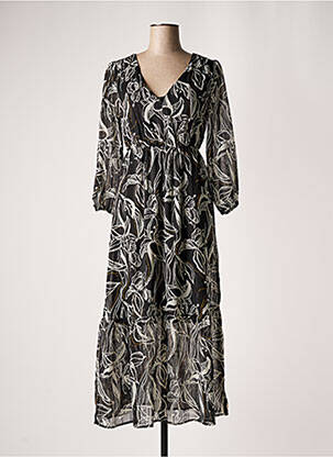 Rochie lungă negru LOLA ESPELETA femeie