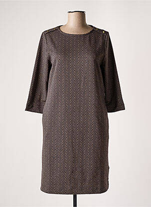 Rochie midi maro GARCIA femeie