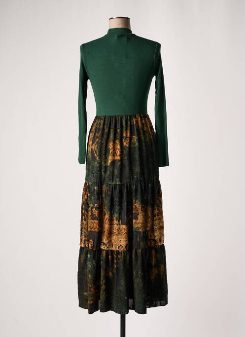 Rochie lungă verde DESIGUAL femeie