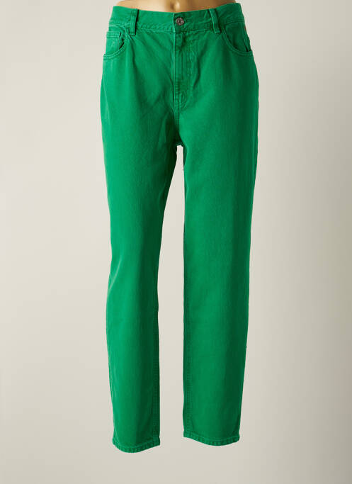 Pantalon drept verde DESIGUAL femeie