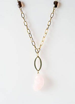 Colier lung auriu SATINE femeie