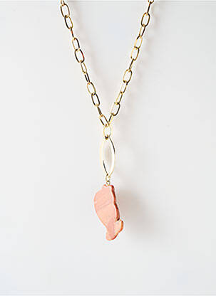 Colier lung auriu SATINE femeie