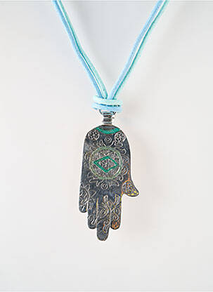 Colier imprimat argintiu SATINE femme