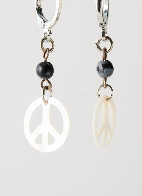 Cercei alb SATINE femeie