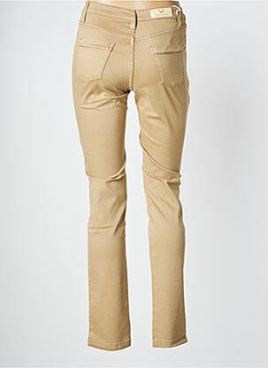 Pantalon slim elasticitate mărime normală bej WALTRON femeie