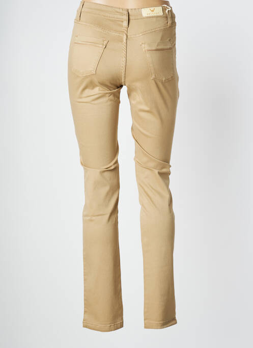 Pantalon slim bej WALTRON femeie