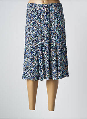 Fustă midi albastru GEVANA femeie