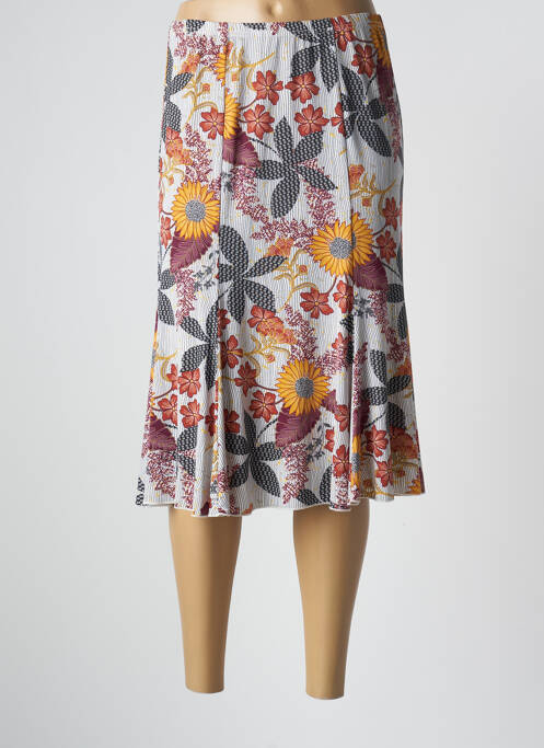 Fustă midi alb TELMAIL femeie