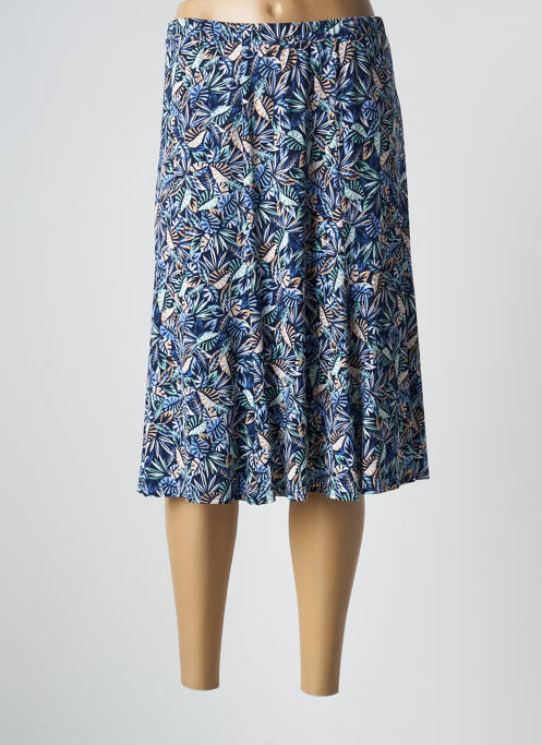 Fustă midi albastru GEVANA femeie