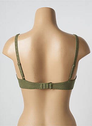 Sutien efect material satinat verde TRIUMPH femeie