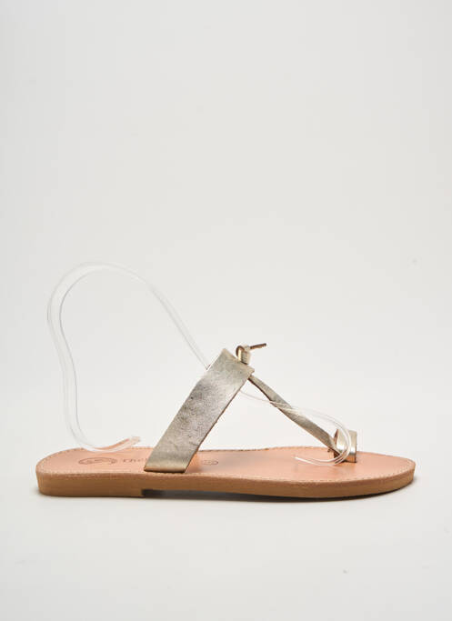 Șlapi auriu THÉLUTO femeie