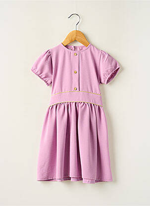Rochie midi mâneci scurte mâneci scurte violet LPC GIRLS fată