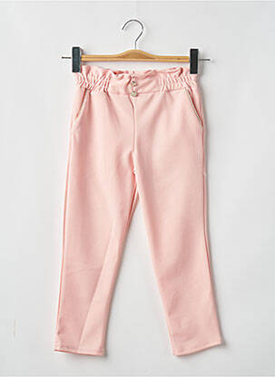 Pantalon slim mărime normală talie elastică roz LPC GIRLS fată