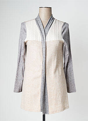 Vestă cu mâneci lungi bej NAYAT femeie