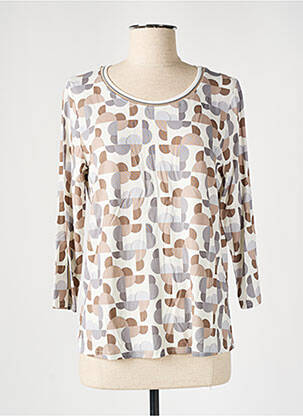 Tricou mâneci 3/4 mâneci 3/4 gri FRANK WALDER femeie
