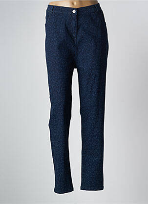 Blugi cu croială slim albastru AGATHE & LOUISE femeie