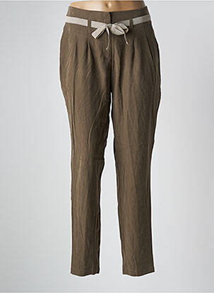 Pantalon slim verde MAE MAHE femeie