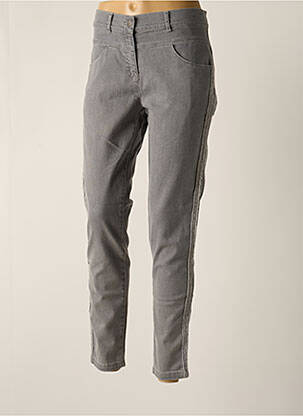 Blugi cu croială slim gri MAE MAHE femeie