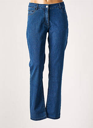 Blugi cu croială slim albastru AGATHE & LOUISE femeie