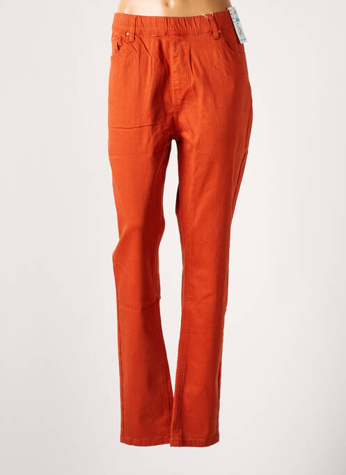 Pantalon drept portocaliu S.QUISE femeie