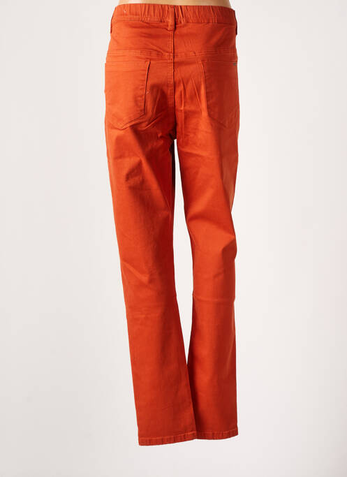 Pantalon drept portocaliu S.QUISE femeie