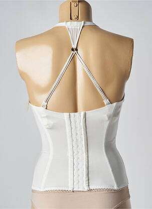Corset țesătură tulle alb MARIE JO femeie