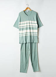 Pijama guler rotund verde HOM homme