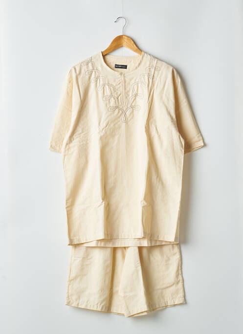 Pijamale scurte bej HOM bărbat