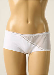 Shorty efect material satinat alb MARIE JO femme
