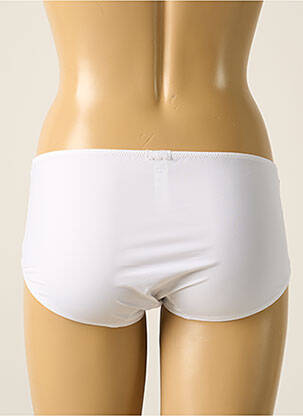 Shorty efect material satinat alb MARIE JO femme