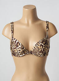 Sutien efect material satinat top sutien modelat maro LISE CHARMEL femme